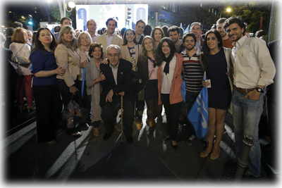 Grupo de Fuencarral-El Pardo en el Inicio de campaña Europeas 2014